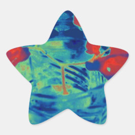 afbeelding bougainville ster sticker