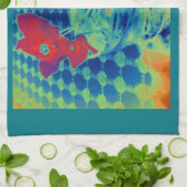 afbeelding bougainville theedoek (Gevouwen)