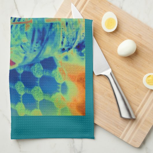 afbeelding bougainville theedoek (Quarter Fold)