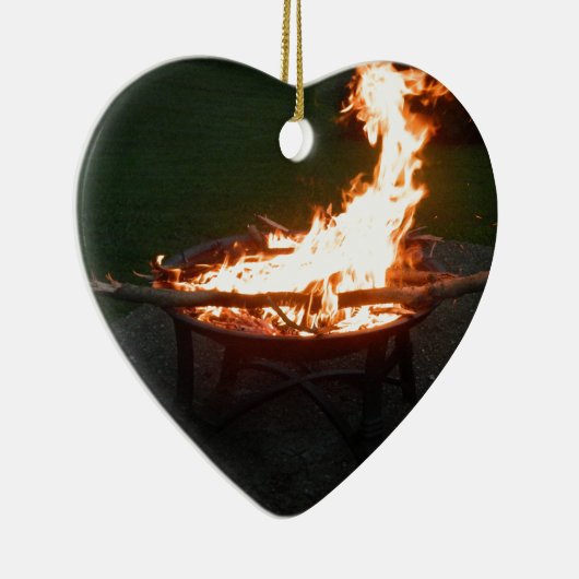 Afbeelding brandblusvuur keramisch ornament (Rechts)