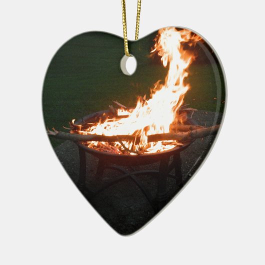 Afbeelding brandblusvuur keramisch ornament (Links)