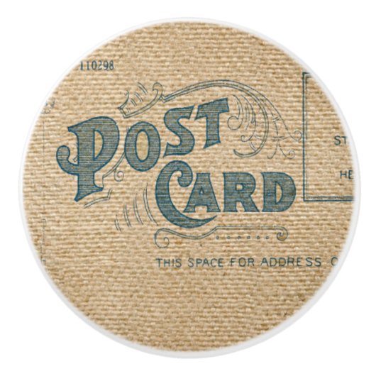 Afbeelding Briefkaart Keramische Knop (Voorkant)