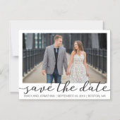 Afbeelding bruiloft Save the Date Magnets Witte ra Magnetische Uitnodiging (Voorkant)