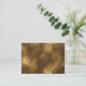 Afbeelding bruin leder. visitekaartje (Staand voorkant)