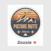 Afbeelding Butte, Alberta Sticker (Vel)