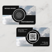 Afbeelding cameralens splitsen visitekaartje (Voorkant / Achterkant)