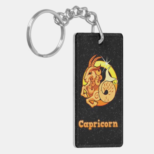 Afbeelding capricorn sleutelhanger (Voorkant Links)