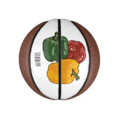 Afbeelding Capsicum cartoon Basketbal (Verticaal)