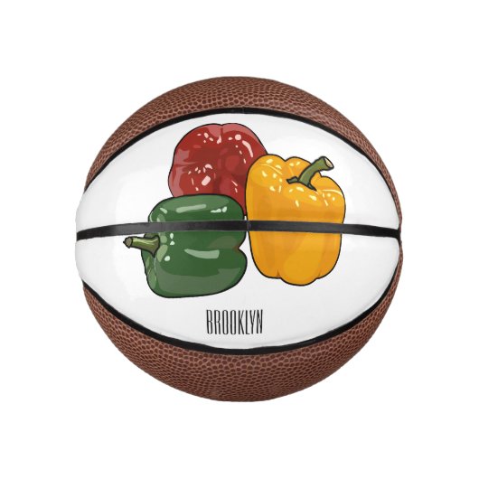 Afbeelding Capsicum cartoon Basketbal (Voorkant)