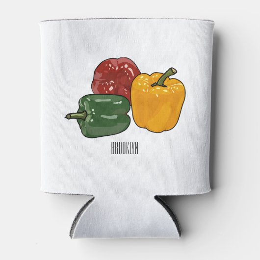 Afbeelding Capsicum cartoon Blikjeskoeler (Voorkant)