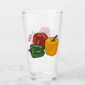 Afbeelding Capsicum cartoon Glas (Voorkant)