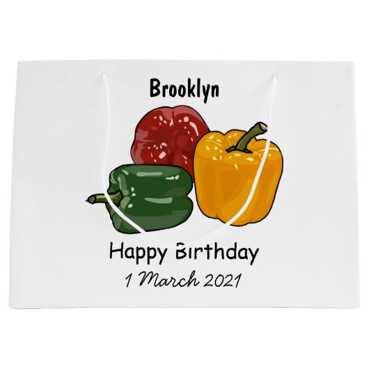 Afbeelding Capsicum cartoon Groot Cadeauzakje (Voorkant)