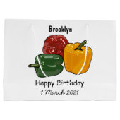 Afbeelding Capsicum cartoon Groot Cadeauzakje (Achterkant)