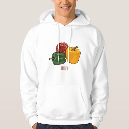 Afbeelding Capsicum cartoon Hoodie (Voorkant)