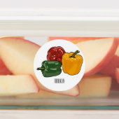 Afbeelding Capsicum cartoon Labels (Aangebracht)