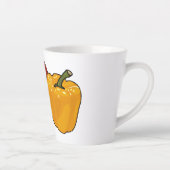 Afbeelding Capsicum cartoon Latte Mok (Rechts)