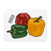 Afbeelding Capsicum cartoon Magneet (Horizontaal)