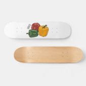 Afbeelding Capsicum cartoon Persoonlijk Skateboard (Horizontaal)