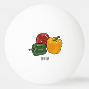 Afbeelding Capsicum cartoon Pingpongbal