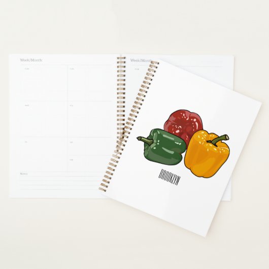 Afbeelding Capsicum cartoon Planner (Display)