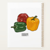 Afbeelding Capsicum cartoon Planner (Achterkant)