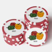 Afbeelding Capsicum cartoon Poker Chips (Opstapeling)
