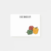 Afbeelding Capsicum cartoon Post-it® Notes (Voorkant)