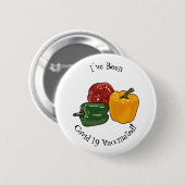 Afbeelding Capsicum cartoon Ronde Button 5,7 Cm (Voorkant /achterkant)