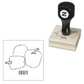 Afbeelding Capsicum cartoon Rubberstempel (Gestempeld)