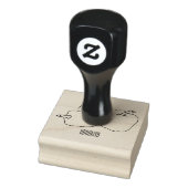 Afbeelding Capsicum cartoon Rubberstempel (Stempel)
