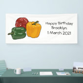 Afbeelding Capsicum cartoon Spandoek (Beurs)
