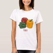 Afbeelding Capsicum cartoon T-shirt (Voorkant)