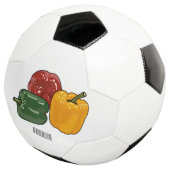 Afbeelding Capsicum cartoon Voetbal (Drie kwart)