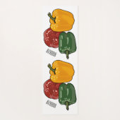 Afbeelding Capsicum cartoon Yogamat (Achterkant)