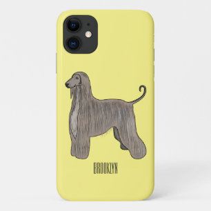 Afbeelding cartoon Afghaanse hond Case-Mate iPhone Case