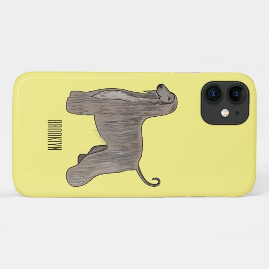 Afbeelding cartoon Afghaanse hond Case-Mate iPhone Case (Achterkant (horizontaal))