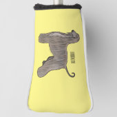 Afbeelding cartoon Afghaanse hond Golfheadcover (Draai 90)