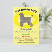 Afbeelding cartoon Afghaanse hond Kaart (Staand voorkant)