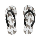 Afbeelding cartoon Afghaanse hond Kinder Teenslippers (Voetbed)