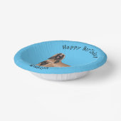 Afbeelding cartoon Afghaanse hond Papieren Kommen (Gebogen)