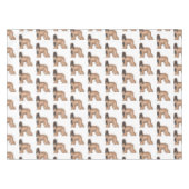 Afbeelding cartoon Afghaanse hond Tafelkleed (Voorkant (Horizontaal))