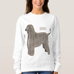 Afbeelding cartoon Afghaanse hond Trui