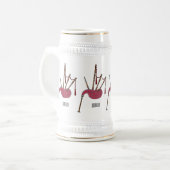 Afbeelding cartoon Bagpipes Bierpul (Voorkant links)