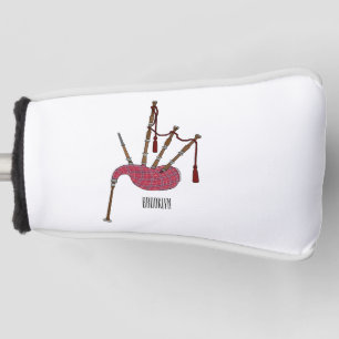 Afbeelding cartoon Bagpipes Golfheadcover