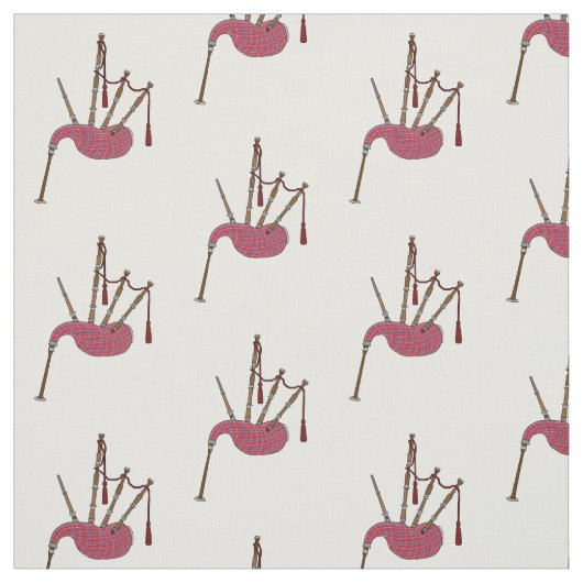 Afbeelding cartoon Bagpipes Stof (Swatch)