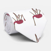 Afbeelding cartoon Bagpipes Stropdas (Opgerold)