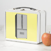 Afbeelding cartoon Franse deurkoelkast (In situ)