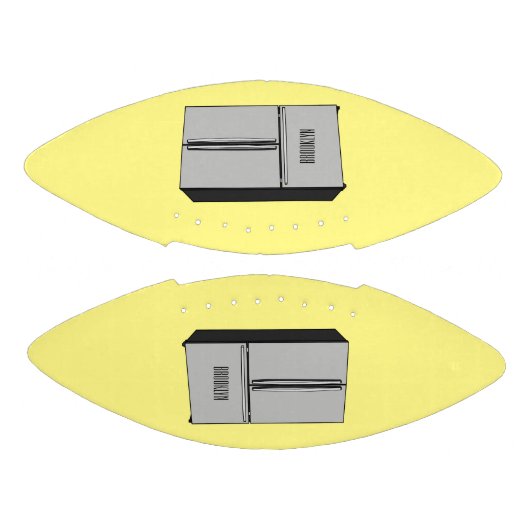 Afbeelding cartoon Franse deurkoelkast American Football (Panelen)