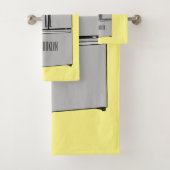 Afbeelding cartoon Franse deurkoelkast Bad Handdoek (Insitu)