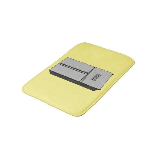 Afbeelding cartoon Franse deurkoelkast Badmat (Gekanteld)